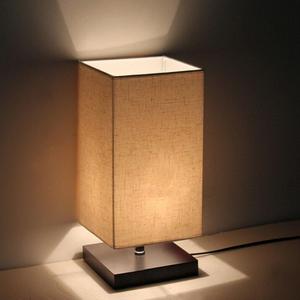 Minimalist Solid Wood Table Lamp Bedside Desk Lamp