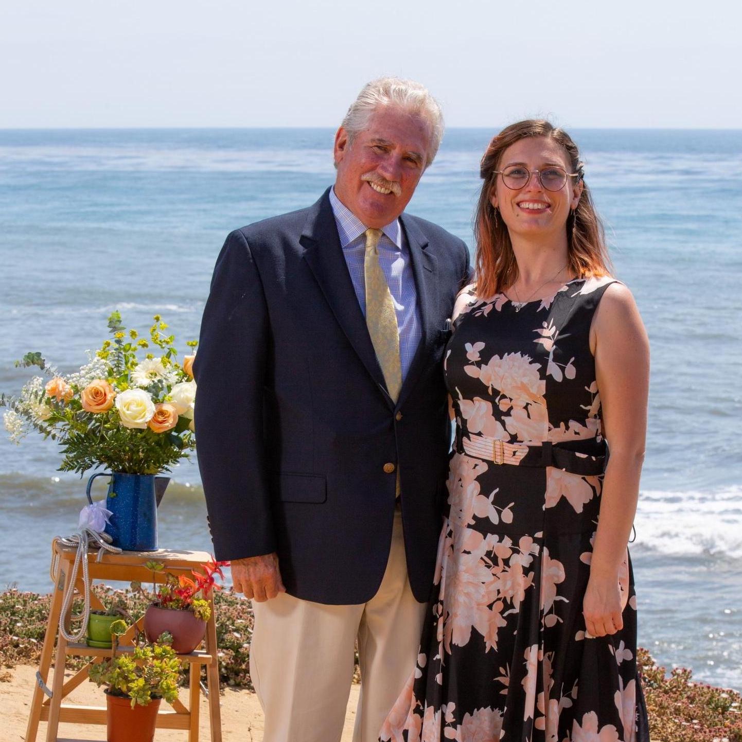 Emily and her father.