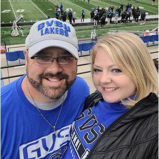 GVSU homecoming game for a couple of Alumni.