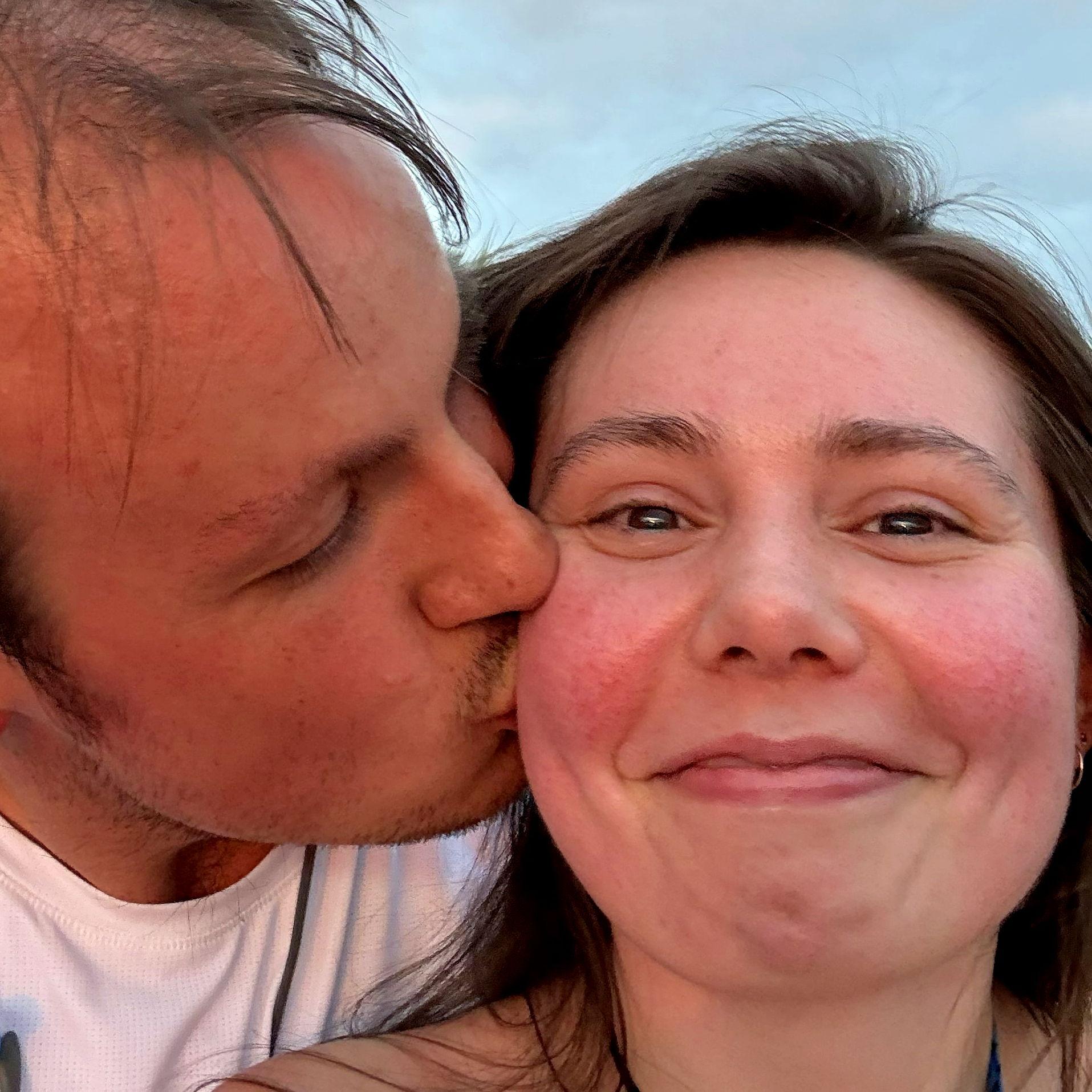 Reunited after months apart for Caila's birthday.