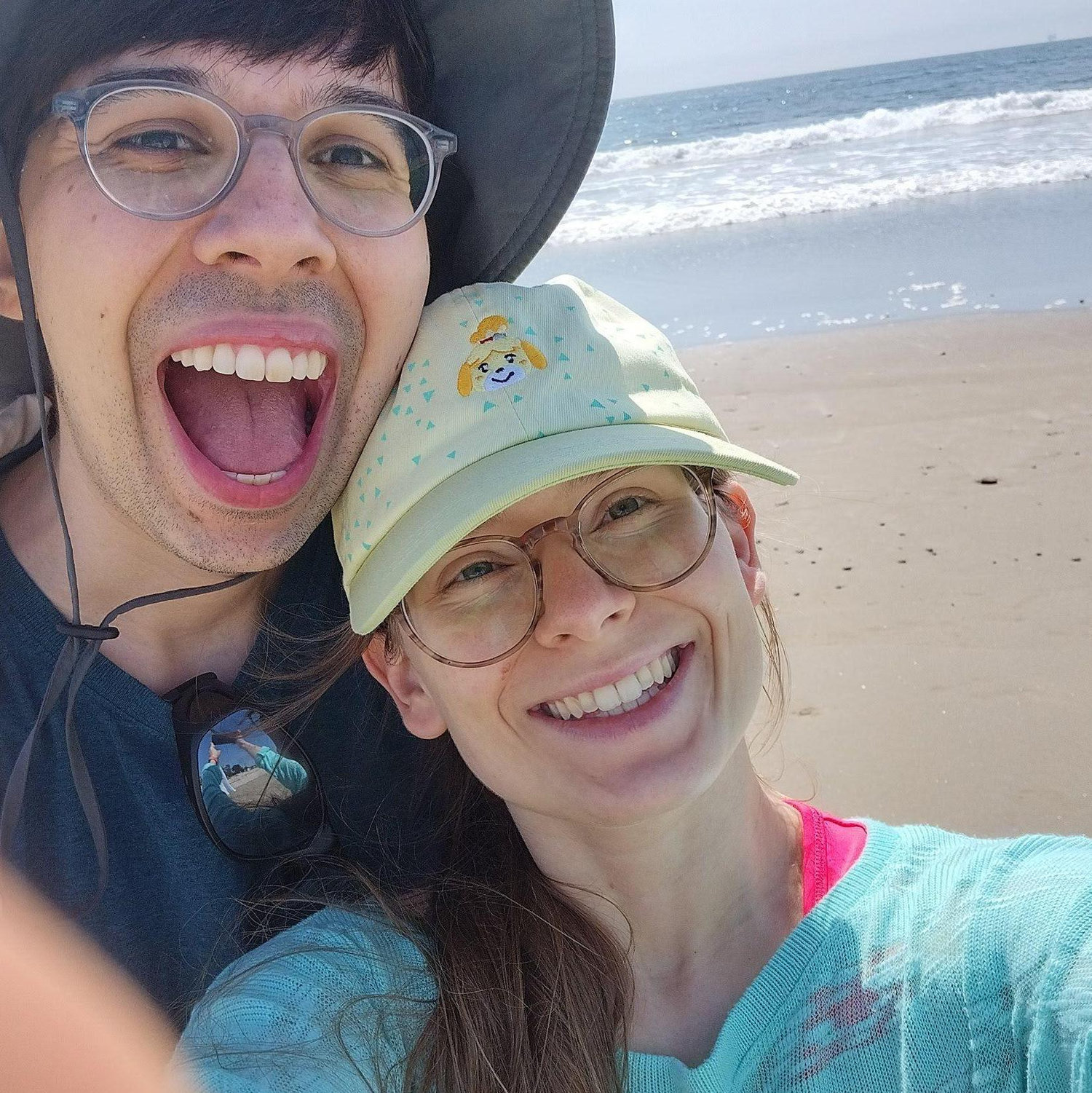 Emily's 28th birthday at the beach in Carpinteria, 2022