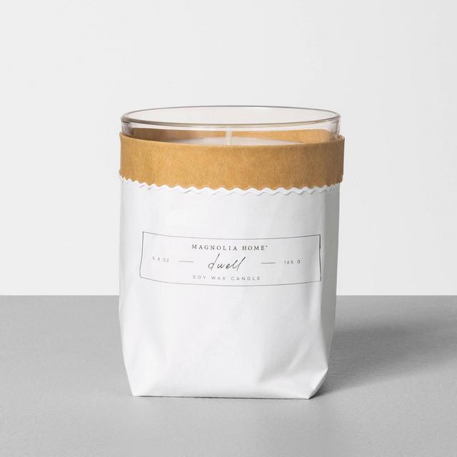 5.8oz Bagged Glass Jar Candle Dwell - Magnolia Home by Joanna Gaines