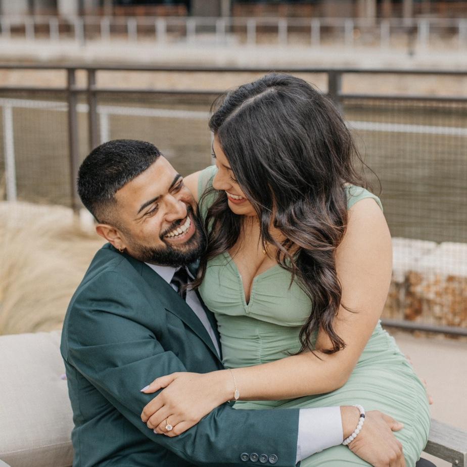 Post engagement giggles