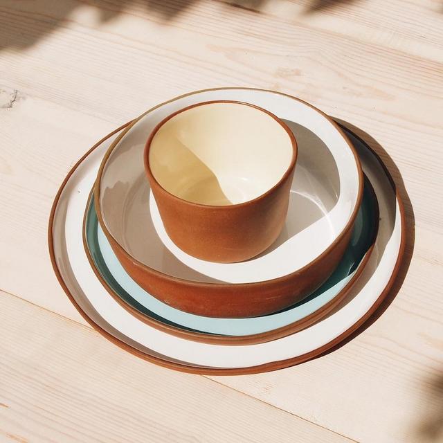 Ceramic Dinner Plates | Handmade Pottery | Ceramic Plates and Cups Set | Dinnerware Sets | Plate Sets | Tableware Set | Modern Ceramics