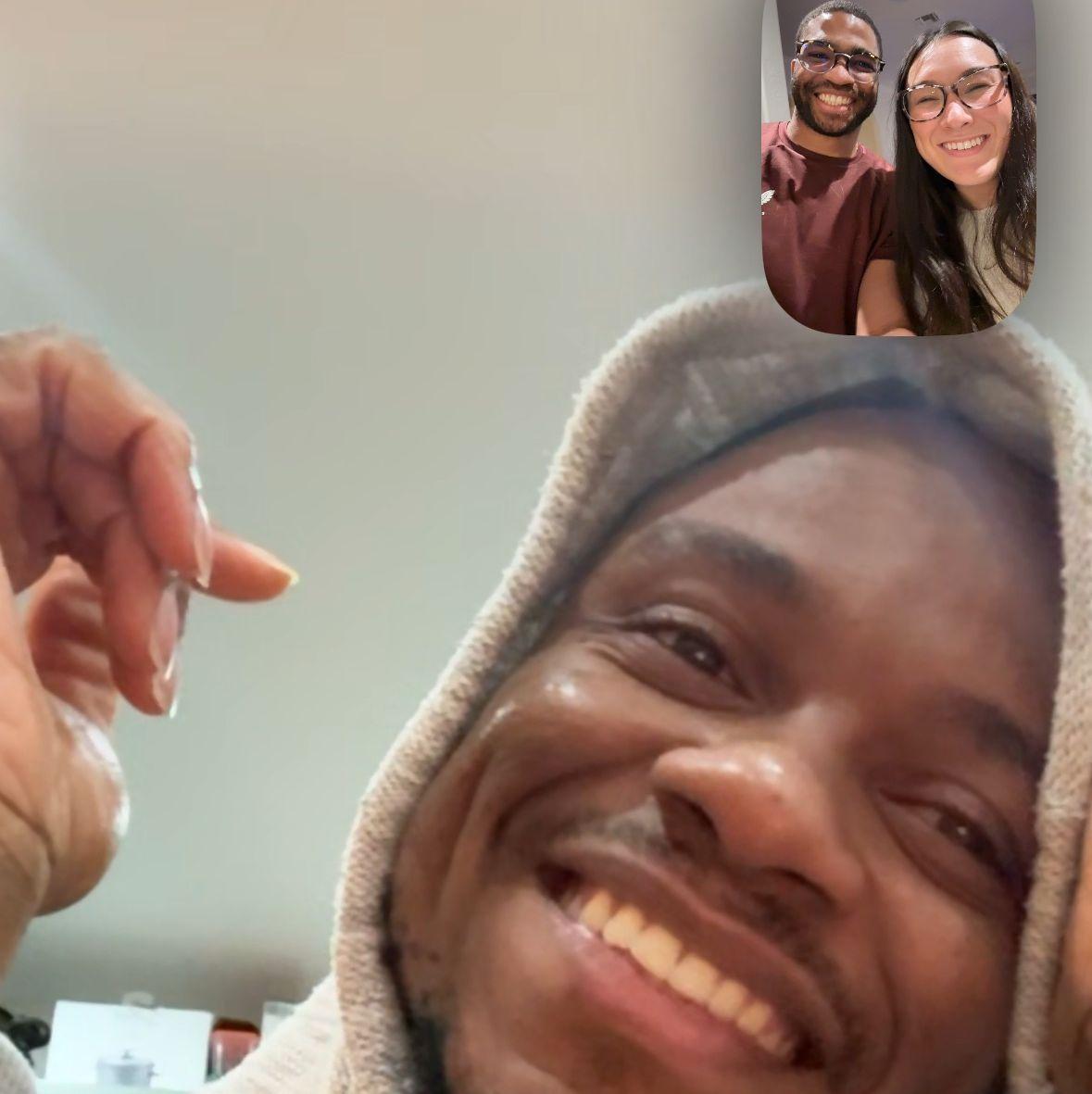 A sweet FaceTime with Victor