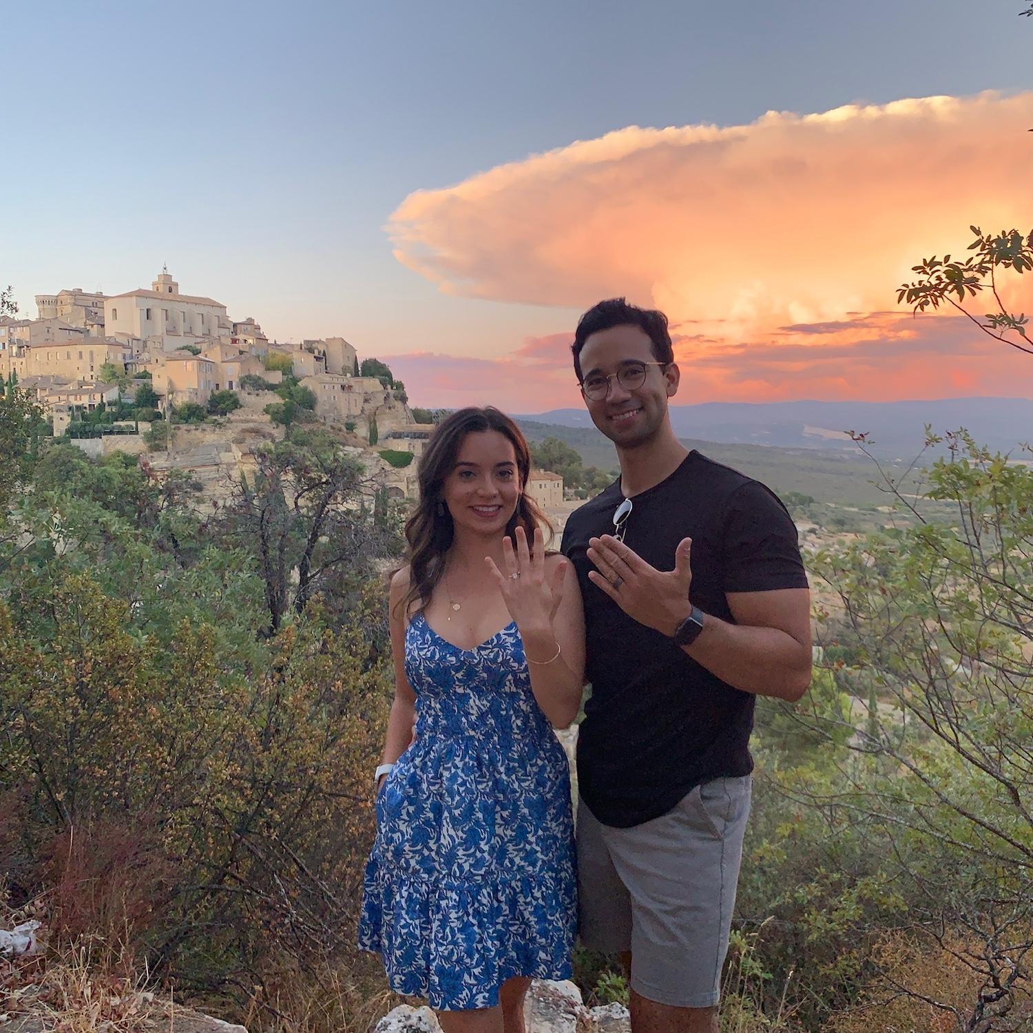 We got engaged in Gordes, France on August 27, 2022 🥰