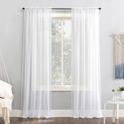 Emily Sheer Voile Rod Pocket Curtain Panel - No. 918