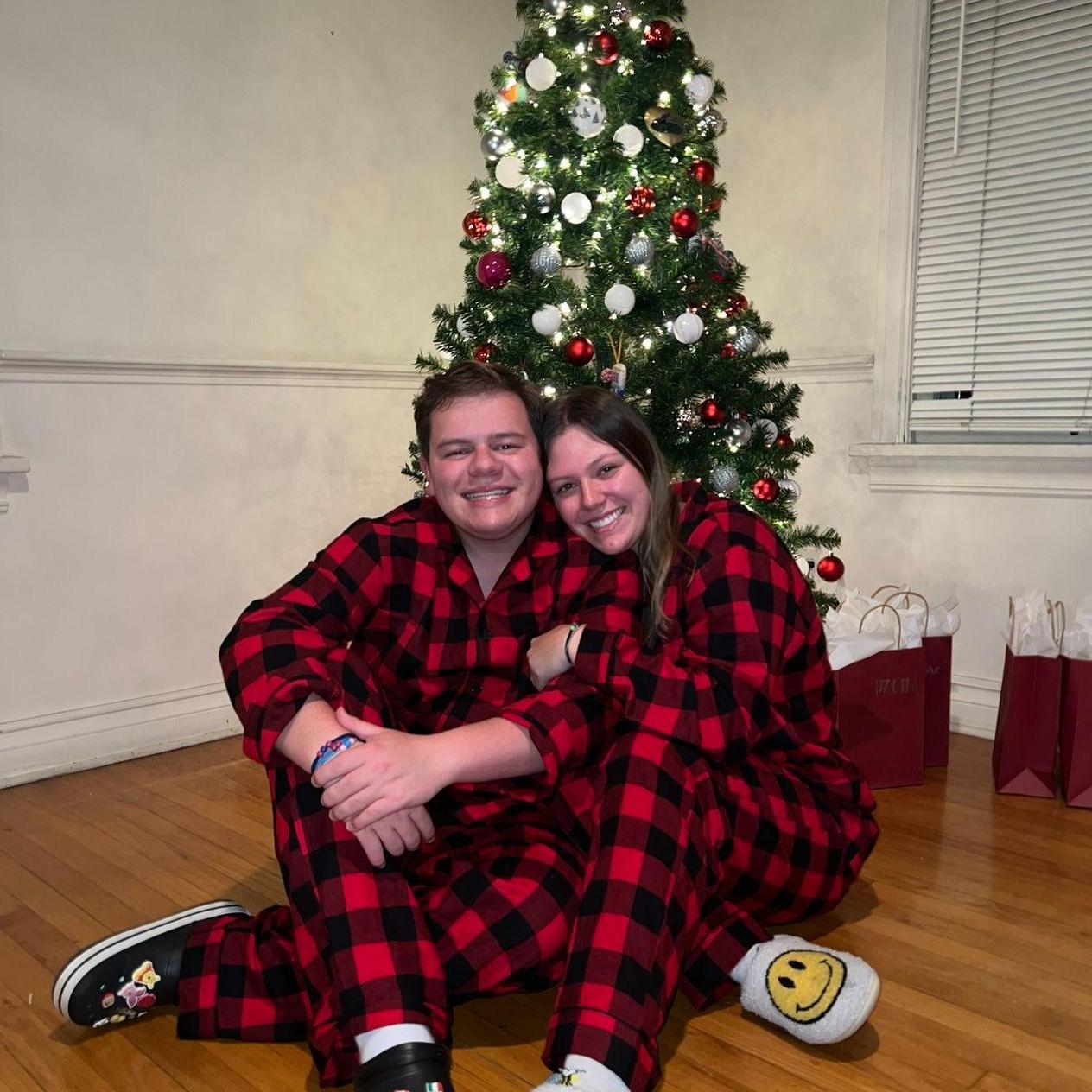 12.9.22 // first matching christmas pjs