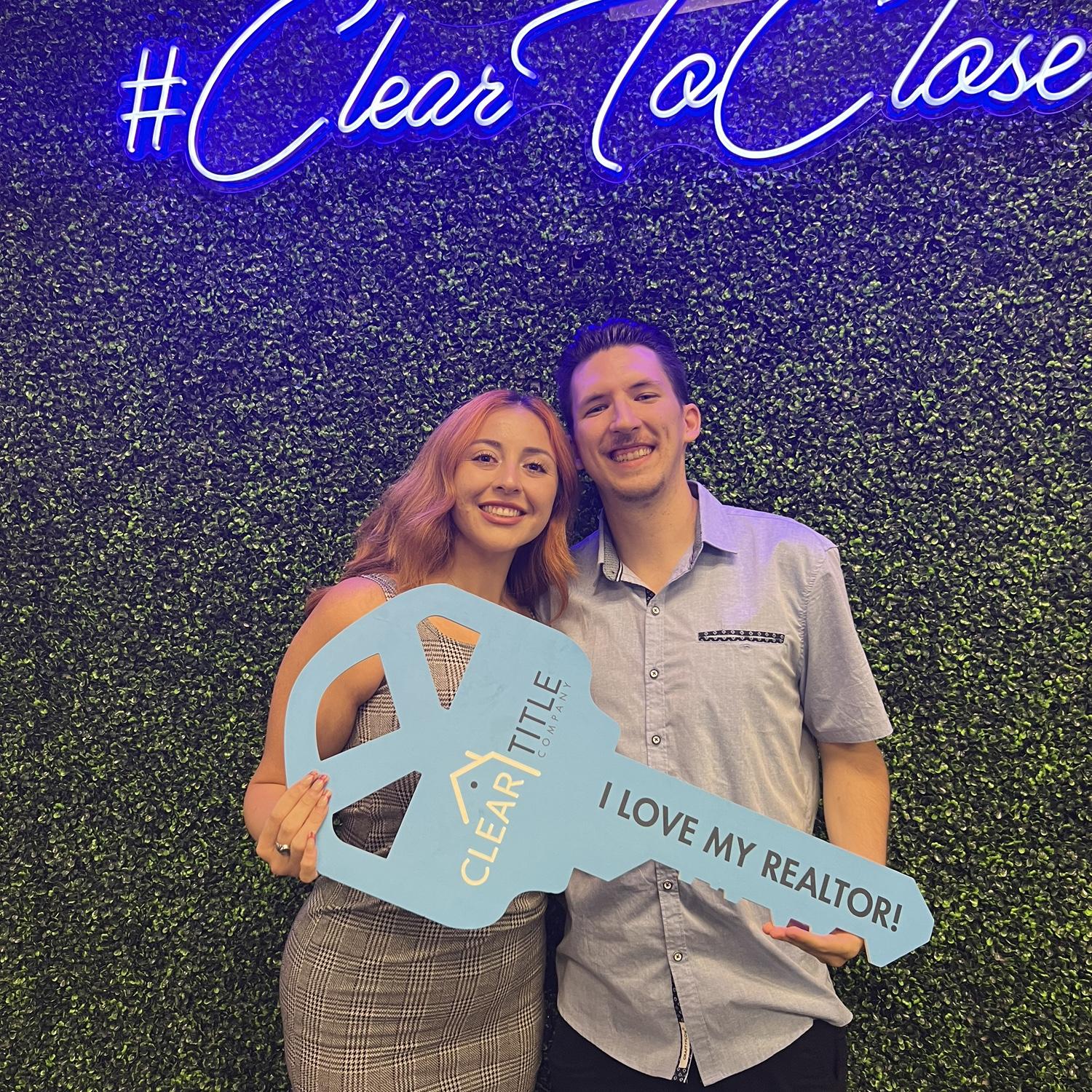When we closed on our first home!
