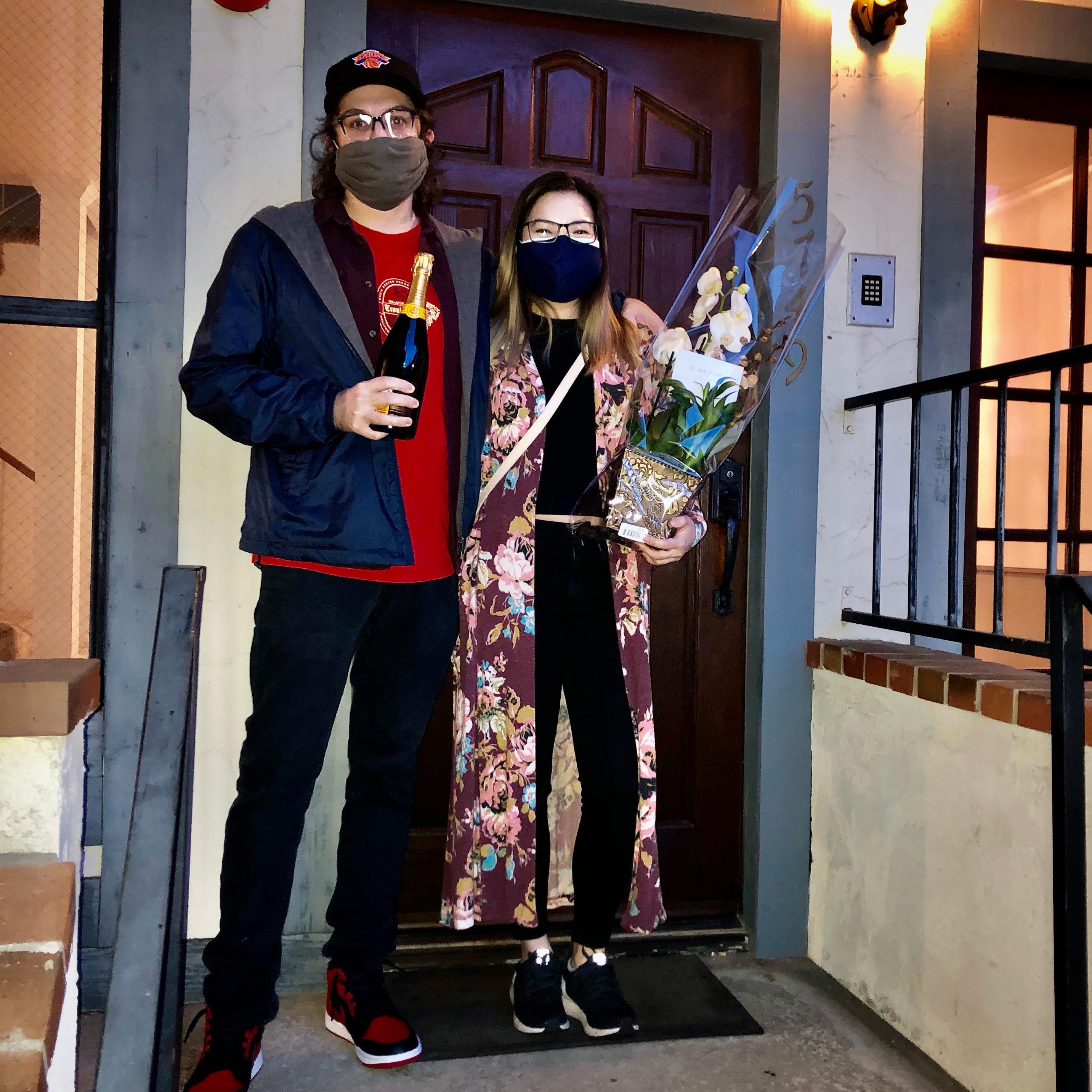 Holly and Matt buy their first house together, March 2021.