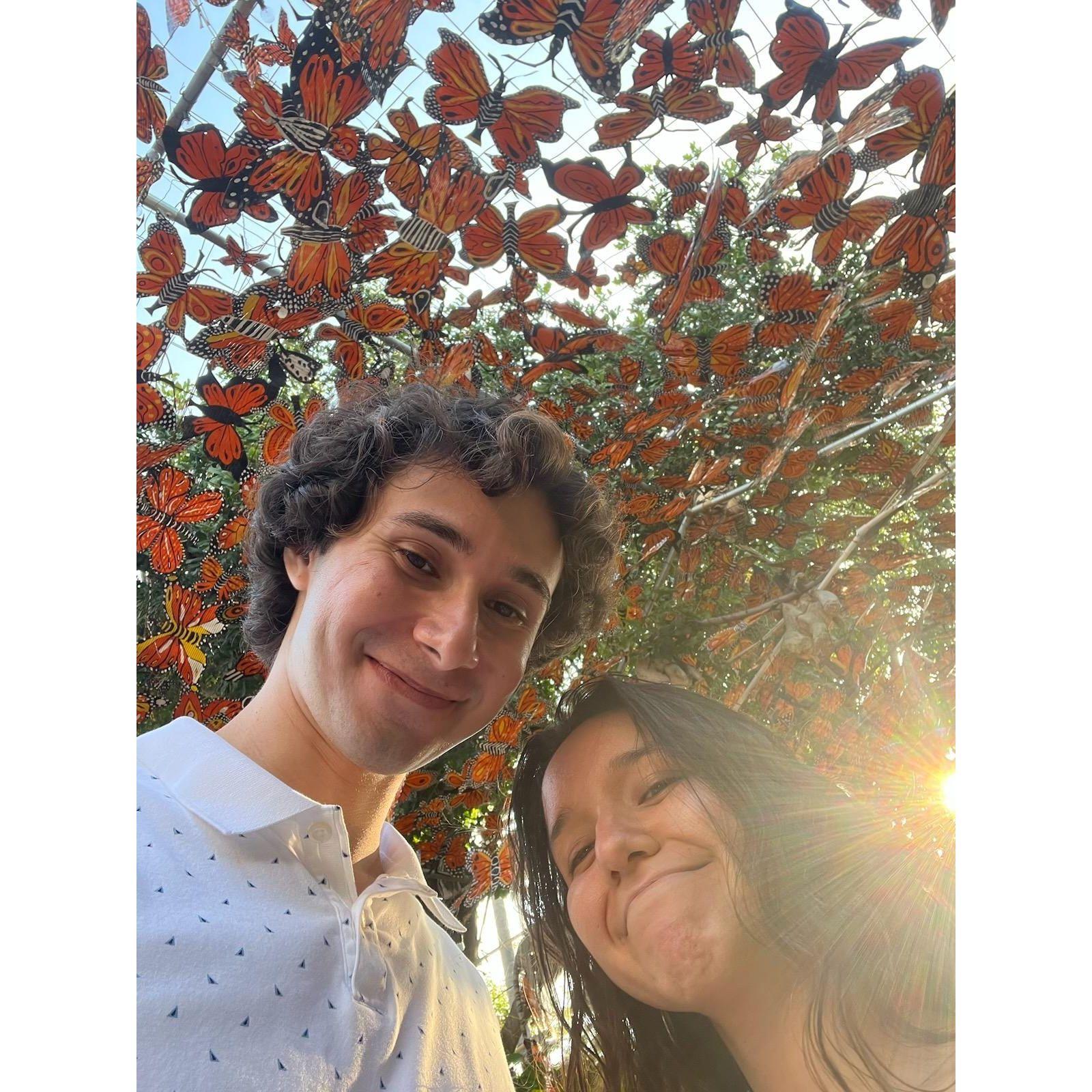 After eating at Riverside's Tio's Tacos, Genesis insisted that Michael consistently snaps pictures from an angle that disappears her neck/chin. He, aware of this, persisted in his use of evil angles.