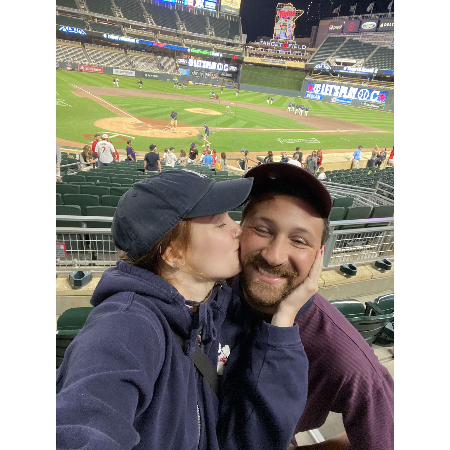 Visiting Target Field and seeing a Twins game.