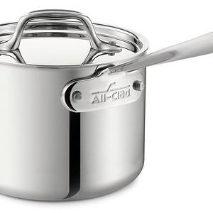 All-Clad 4202 Sauce Pan with Lid 2-Quart Silver