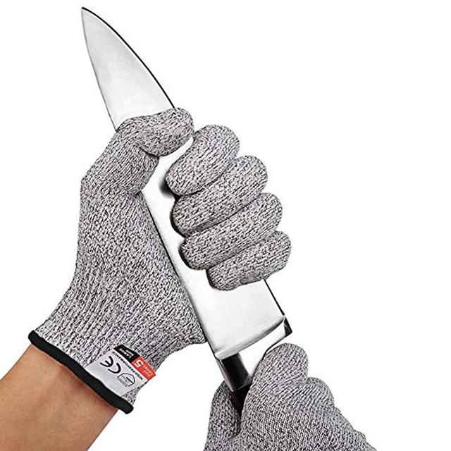 Cut Resistant Gloves - Food Grade, High Performance Level 5 Protection for Kitchen Cooking, Mandolin Slicing, Wood Carving (Medium)