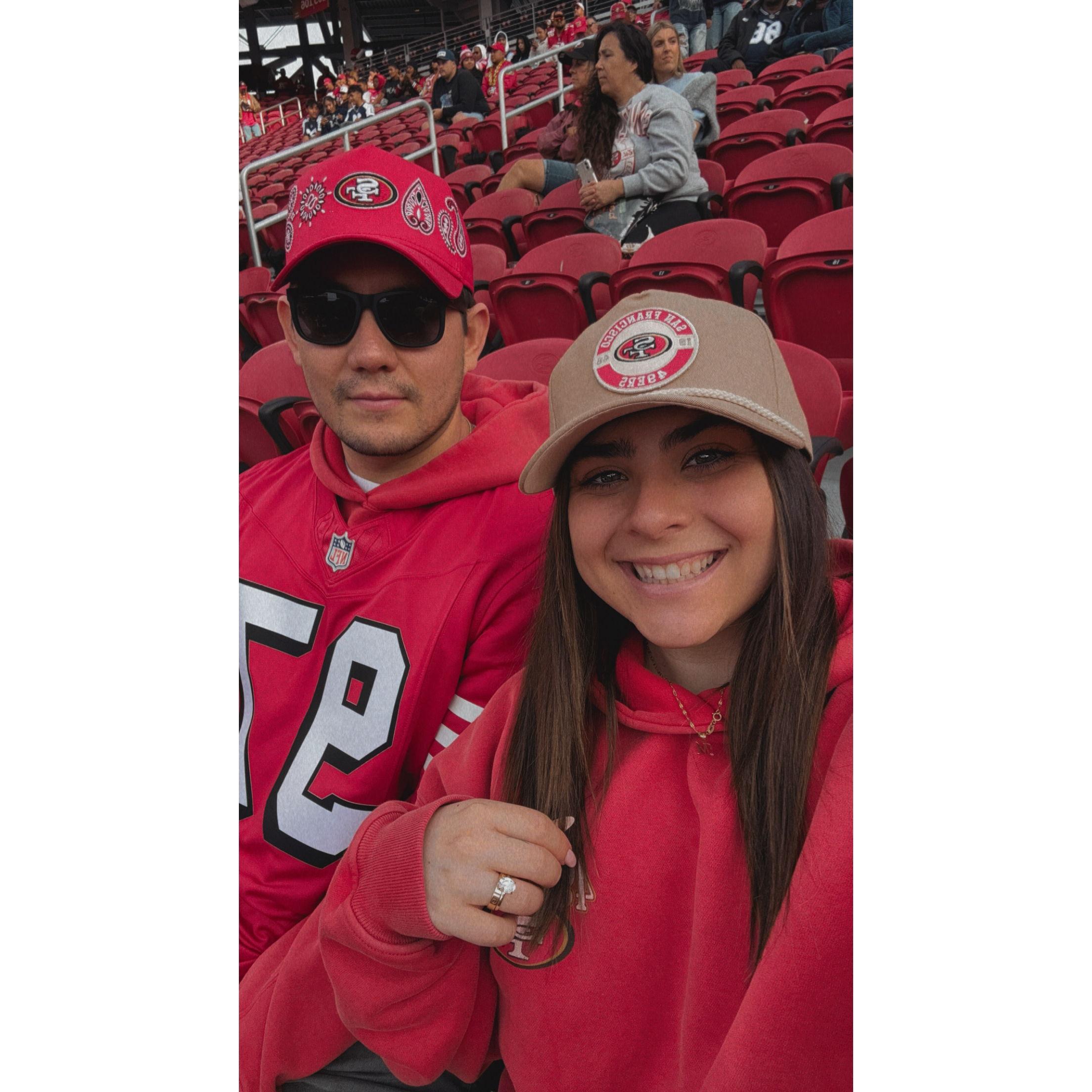 Supporting our favorite team!