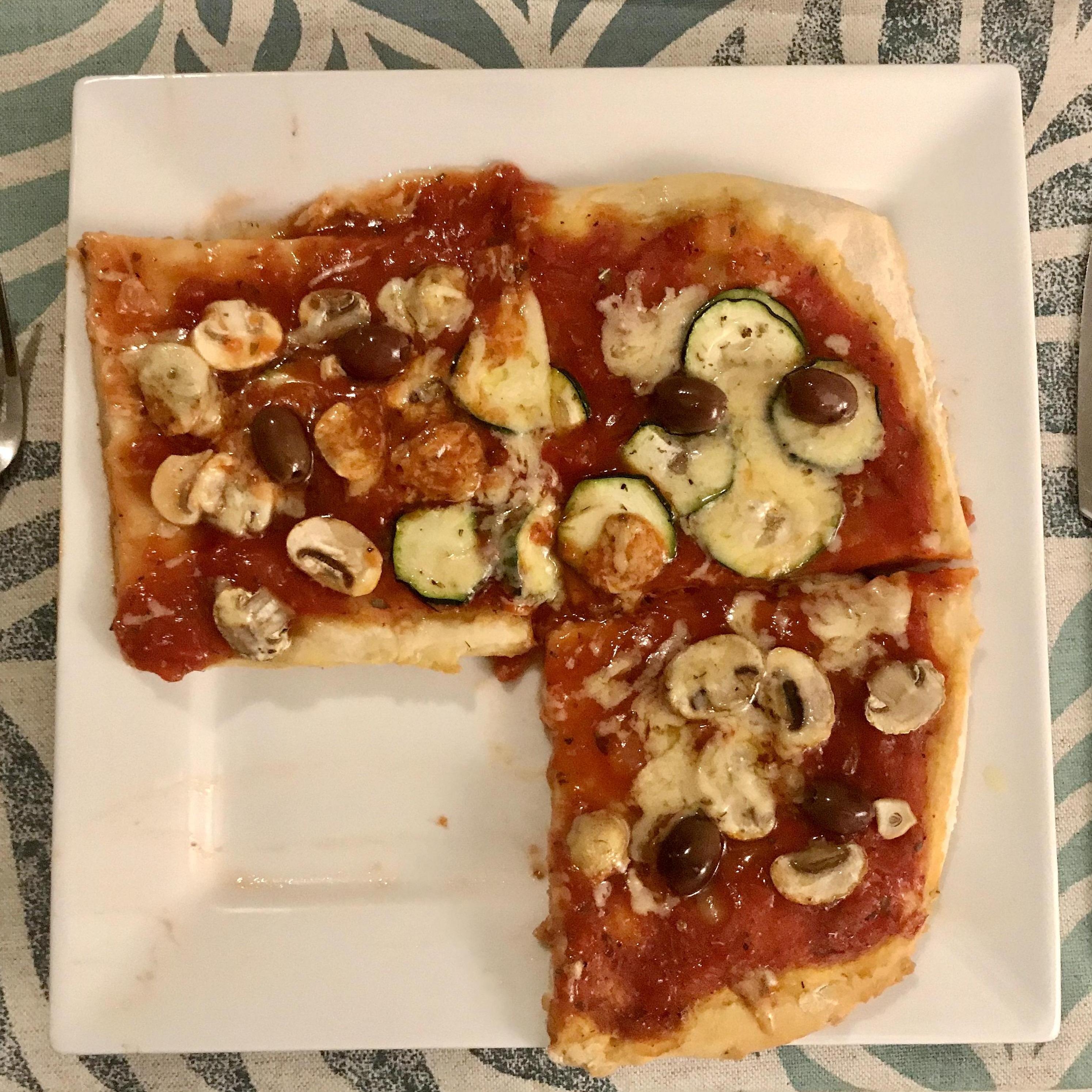 La pizza fatta da Fede… Squisita 🍕