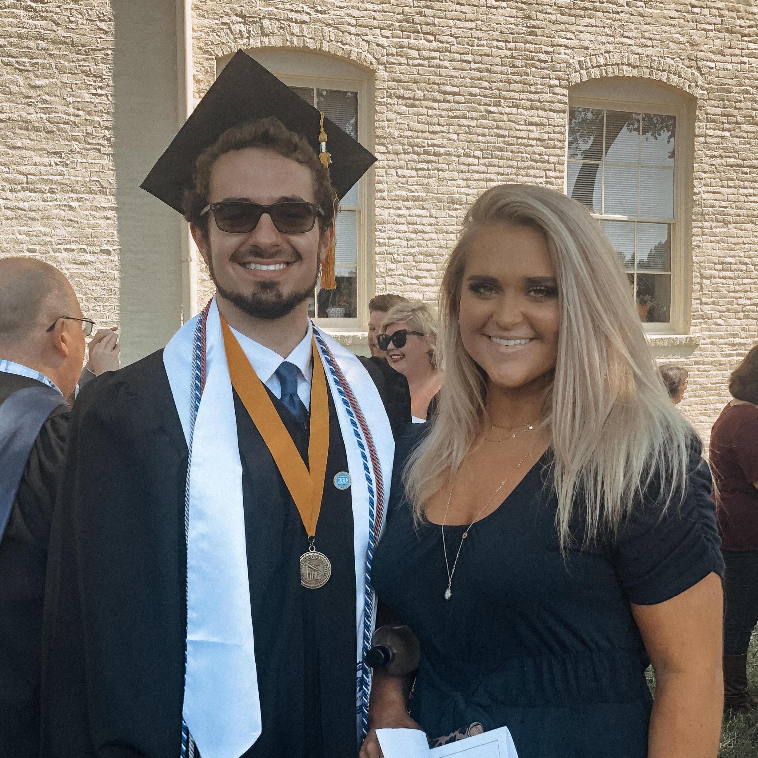 Taken at Brett’s college graduation!