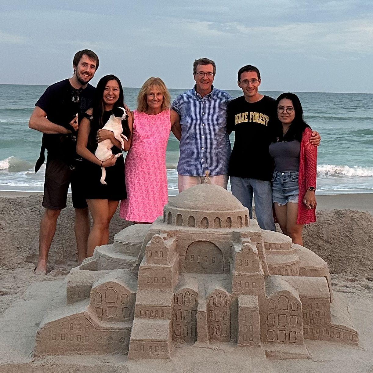 Summer days are the best days! Summer w/ Story Family at Topsail, NC. Shout-out to Stavri for bringing some epic Byzantine architecture to the sand with this incredible Hagia Sophia sandcastle