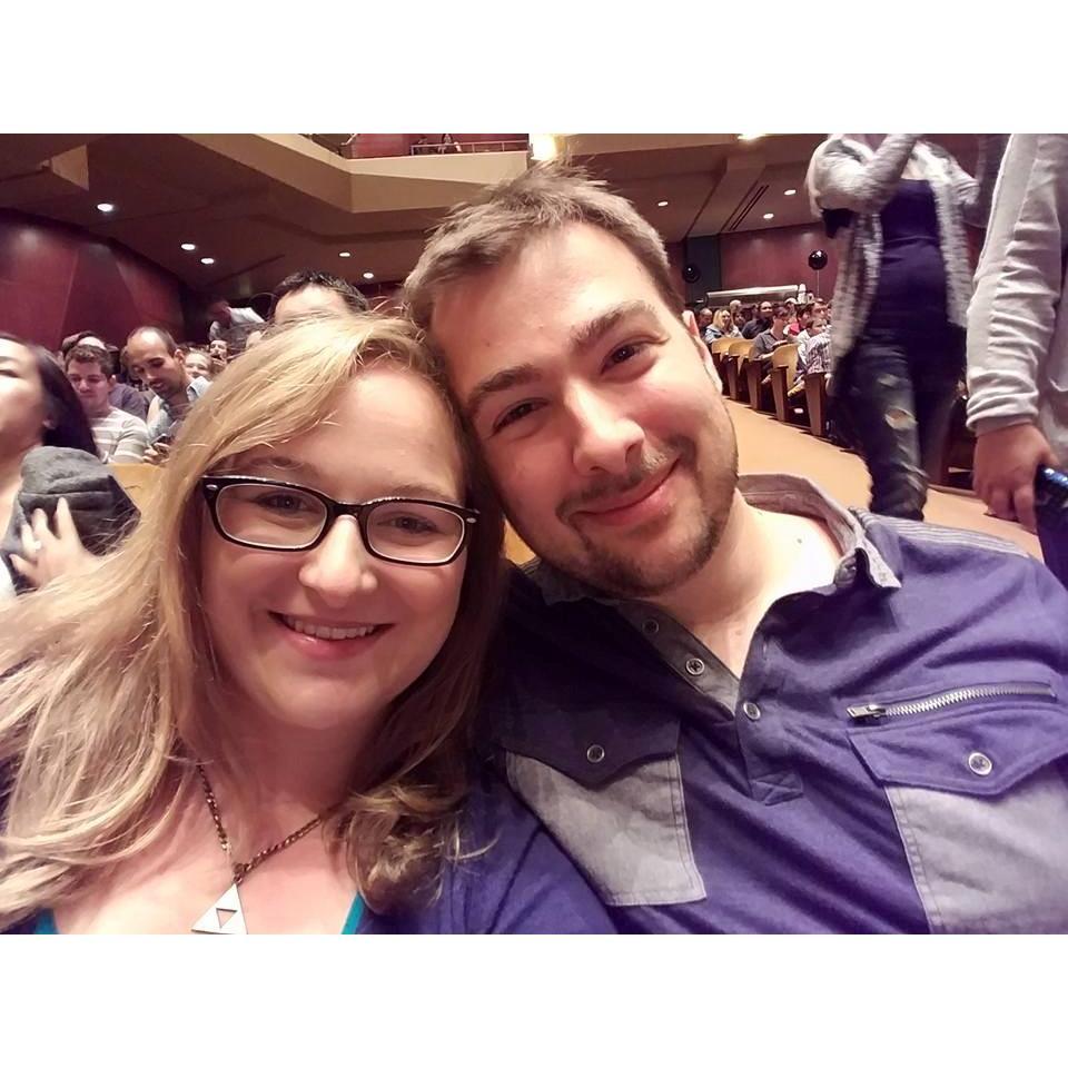 One of favorite dates - A concert at the Seattle Symphony (2016)