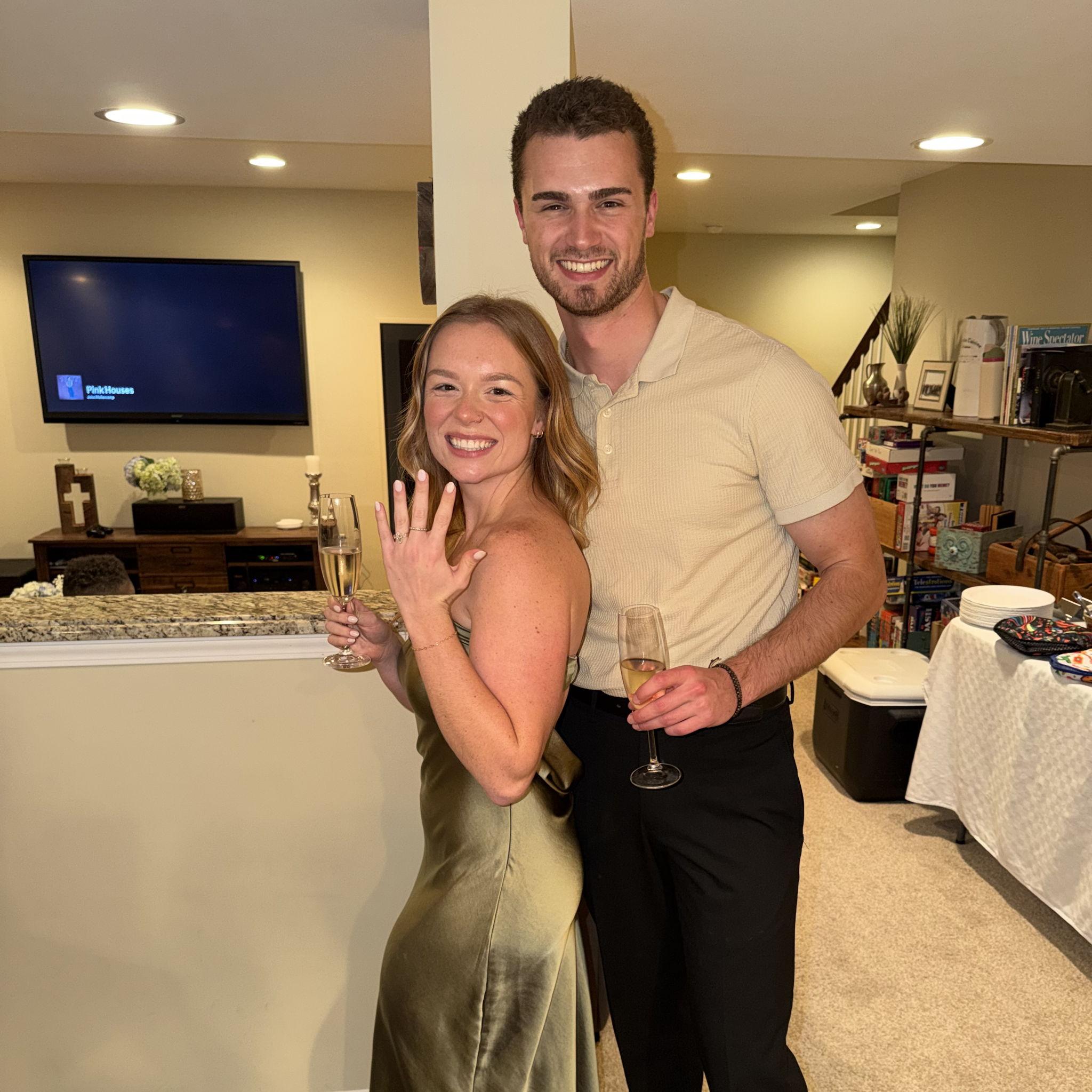 The night we got engaged Jack planned the perfect dinner with both sides of our family. It was exactly how we wanted to celebrate our best day <3