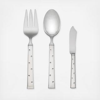 Larabee Dot 3-Piece Serving Set