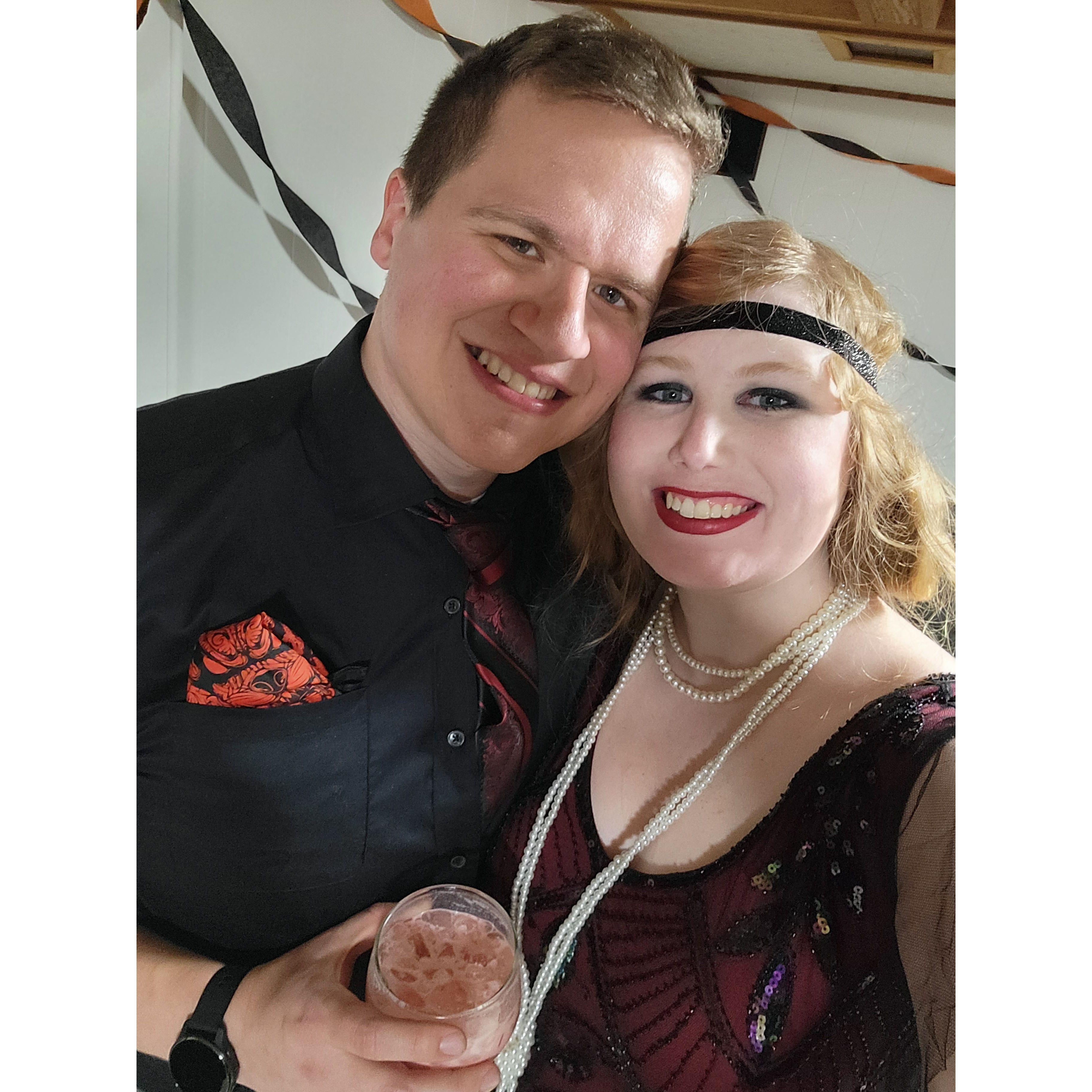 We went to a Lovecraftian 1920s themed murder mystery dinner.