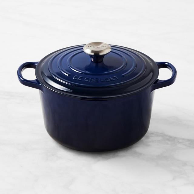 Le Creuset Signature Enameled Cast Iron Deep Oven, 5 1/4-Qt., Indigo