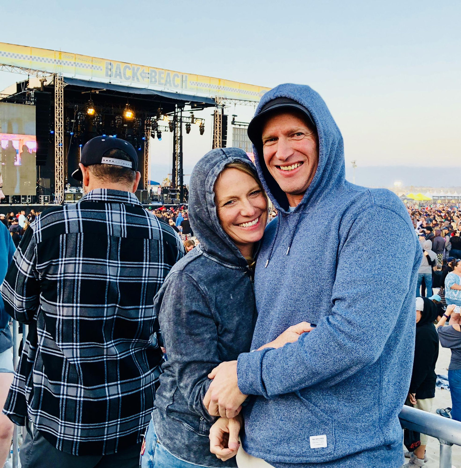 Late afternoon at Back to the Beach 80's music festival. Typical for Huntington Beach, the wind picked up as the day went on...Brrrr, April 2018