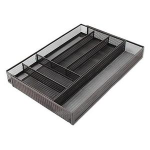 .ORG Mesh Expandable Kitchen Drawer Tray Organizer in Bronze