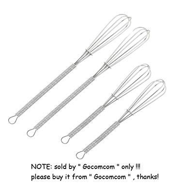 HONBAY Mini Wire Kitchen Whisks-Each of 2PCS 5 Inches and 7 Inches