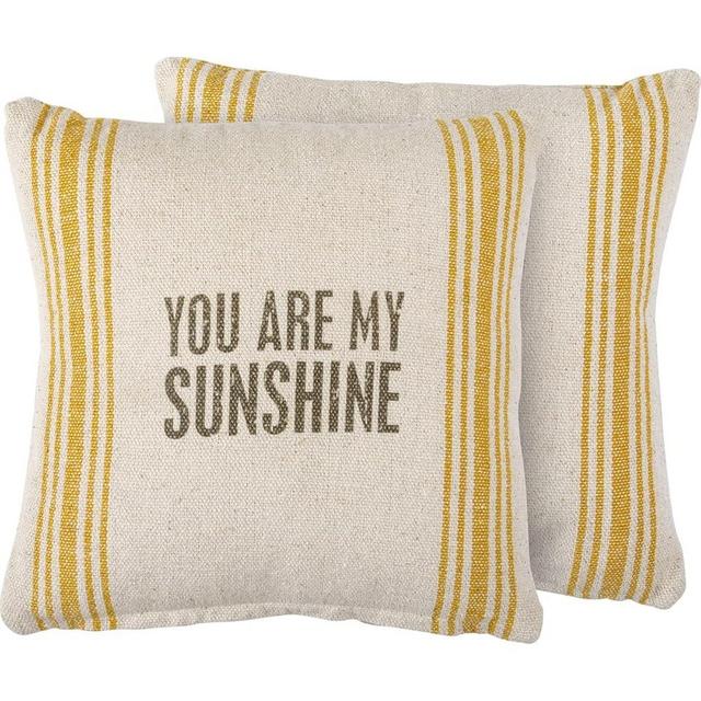 Primitives by Kathy Home Décor Pillow, 10" x 10", Cream