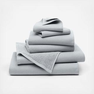 Waffle Terry 6-Piece Bath Towel Set