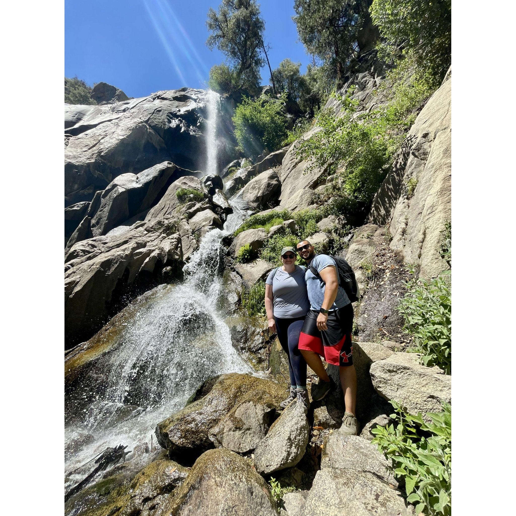 Chasing waterfalls in the Sierra National Forest.