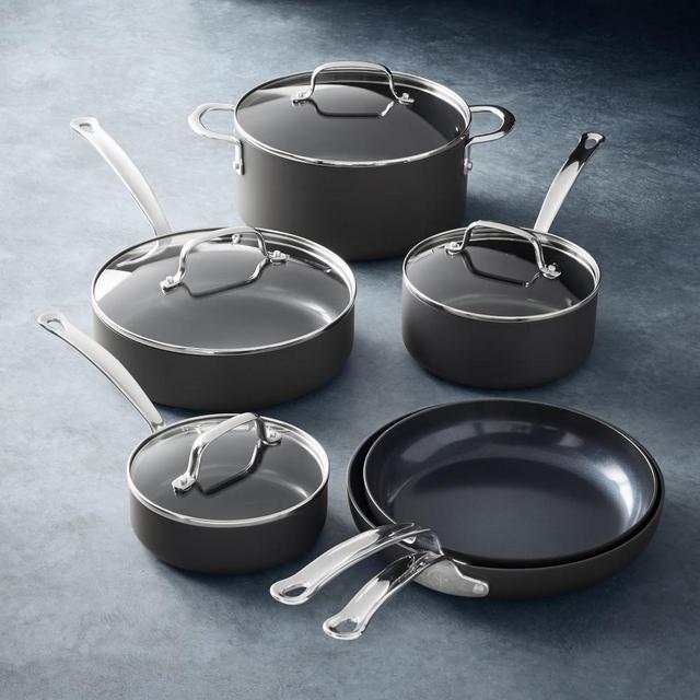 Open Kitchen by Williams Sonoma Ceramic Nonstick 10-Piece Cookware Set