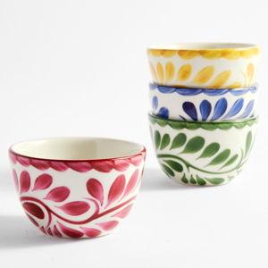 Puebla Porcelain Condiment Bowls- Set of 4