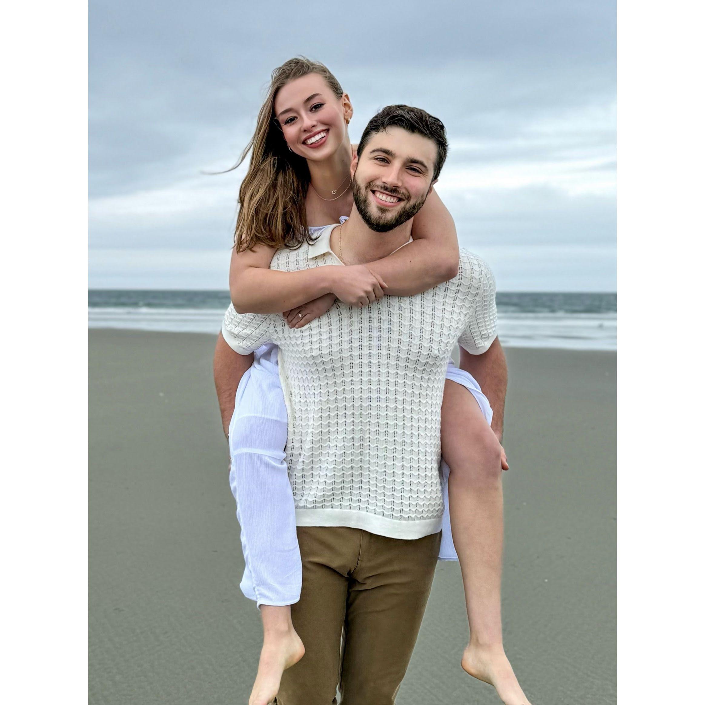 Us on our favorite beach, nantasket!