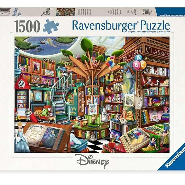 Ravensburger Magical Disney Bookshop 1500 Piece Puzzle for Adults