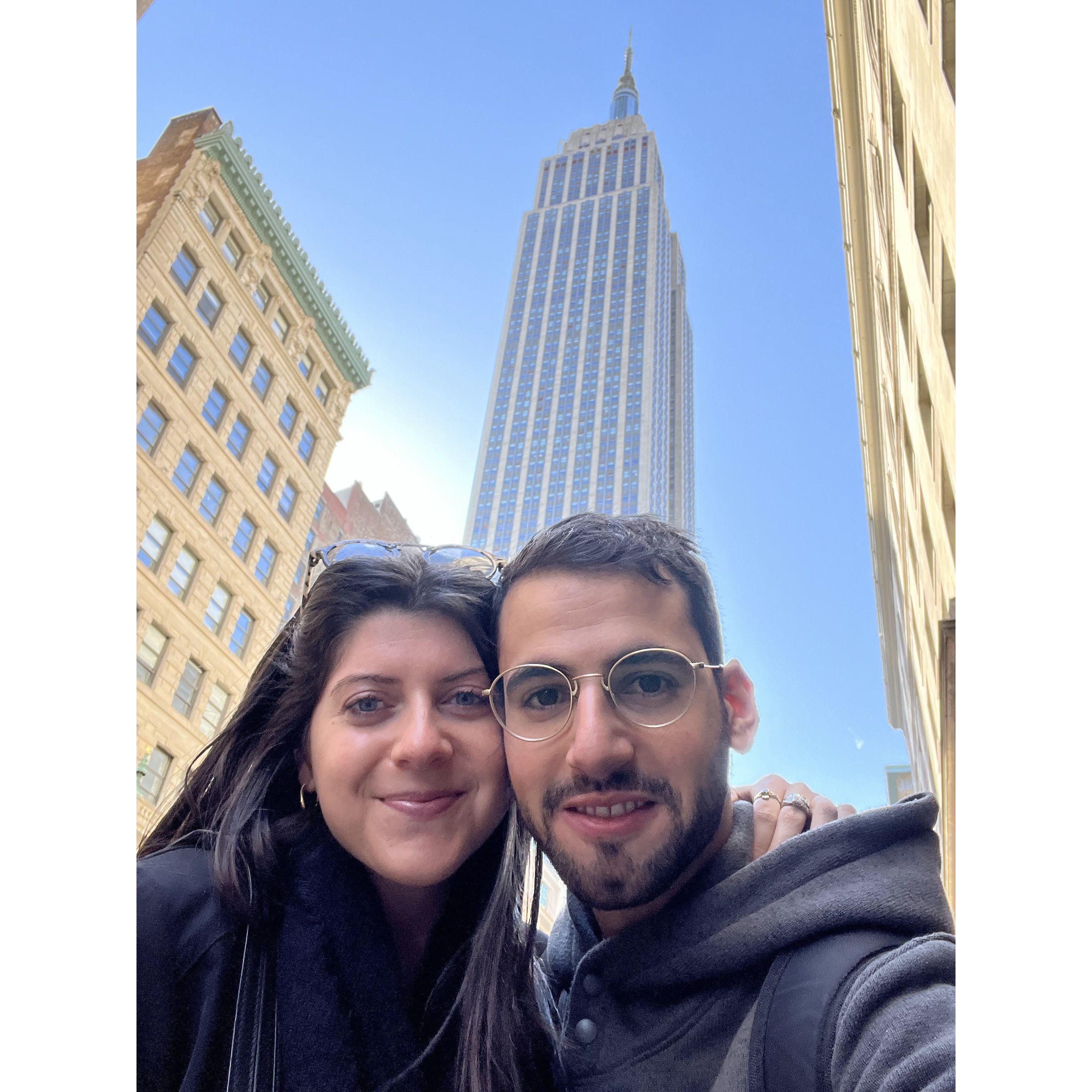 Pablo's first visit to NY