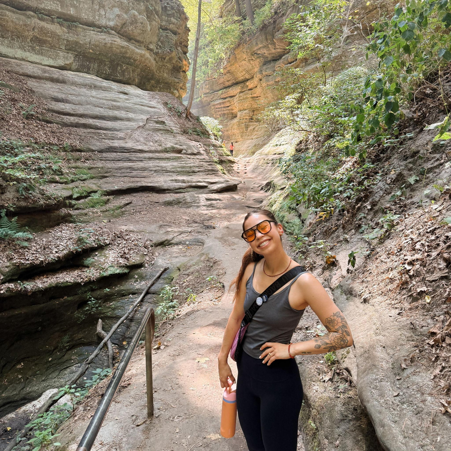 Hiking the canyons in Starved Rock!