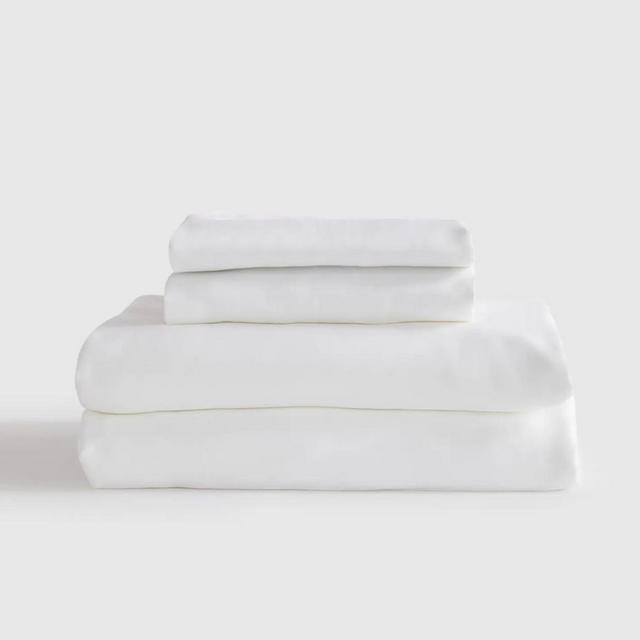 Organic Bamboo Viscose Sheet Set - WHITE KING