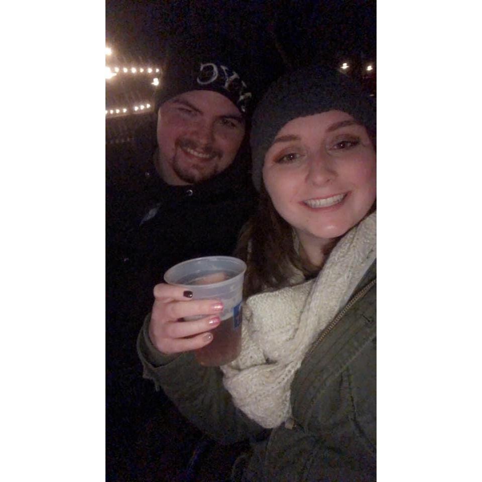 Our very first date, October 20th, 2018.
