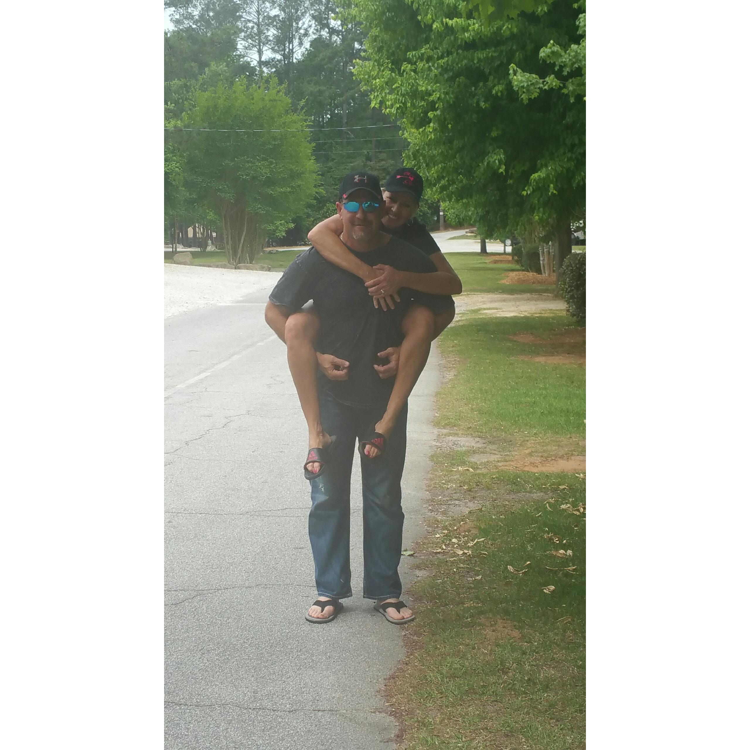 Camping at Stone Mountain