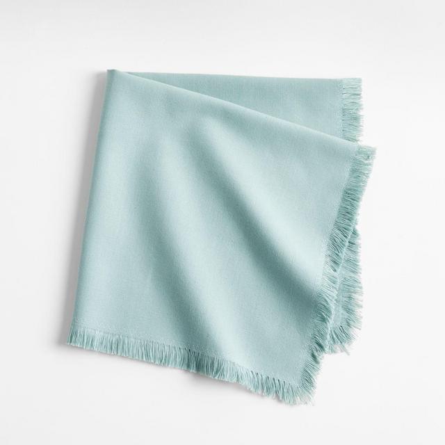 Craft Blue Mist Cotton Fringe Napkin