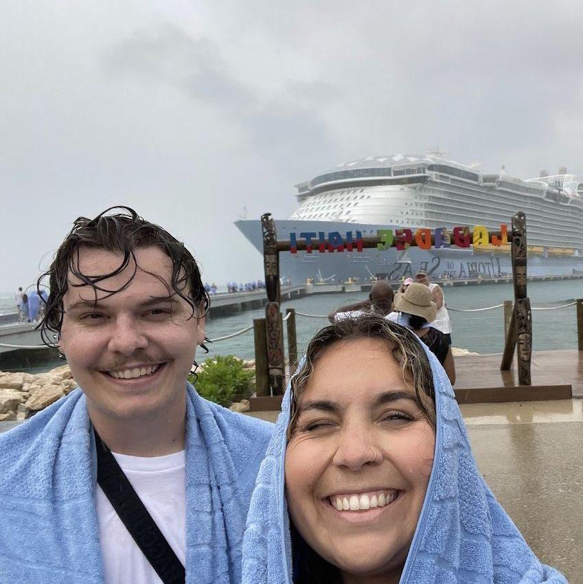 Took a cruise and got caught in a storm!