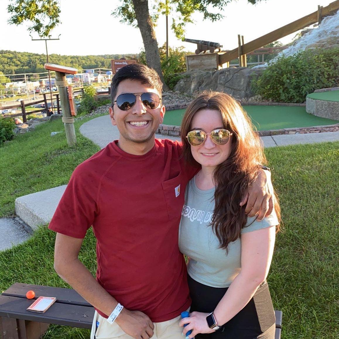 Mini golf in the Dells.