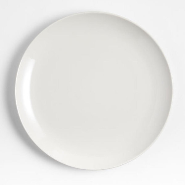 Hudson Natural Stoneware Dinner Plate + Reviews | Crate & Barrel