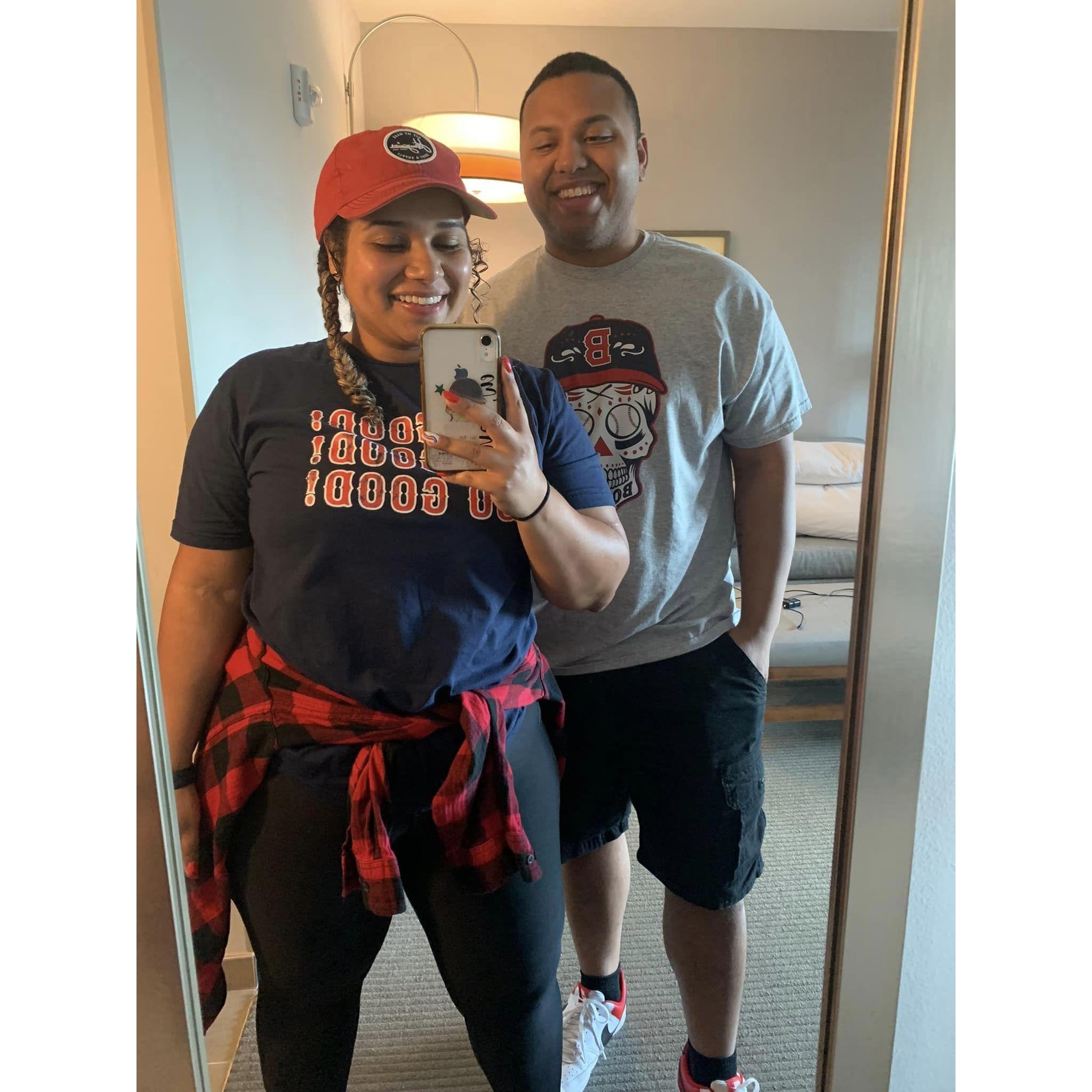 Our first Red Sox game together