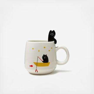 Fishing Cat Mug