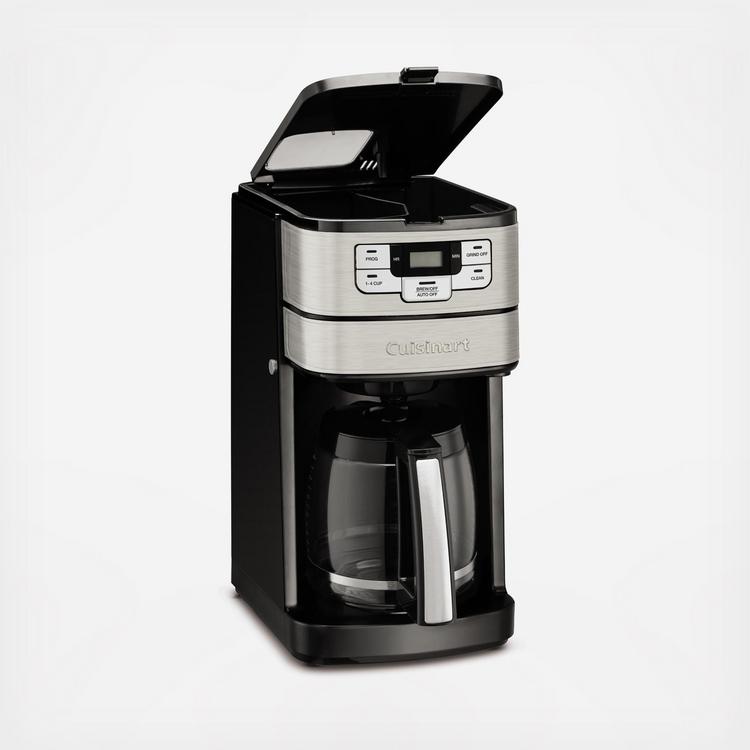 Grind-and-Brew Black/Chrome 12-Cup Automatic Coffeemaker