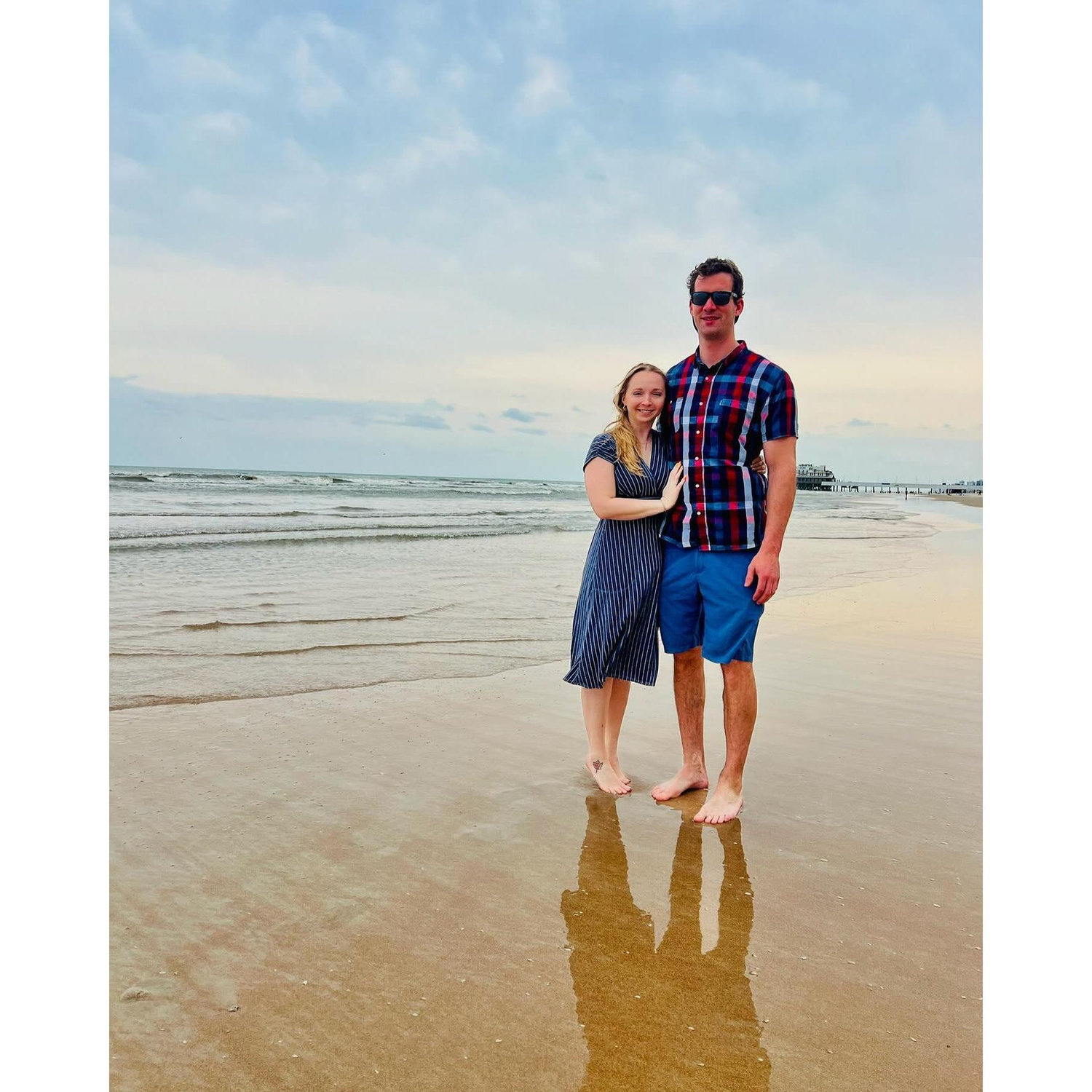 Visiting Florida to celebrate their friends' wedding
